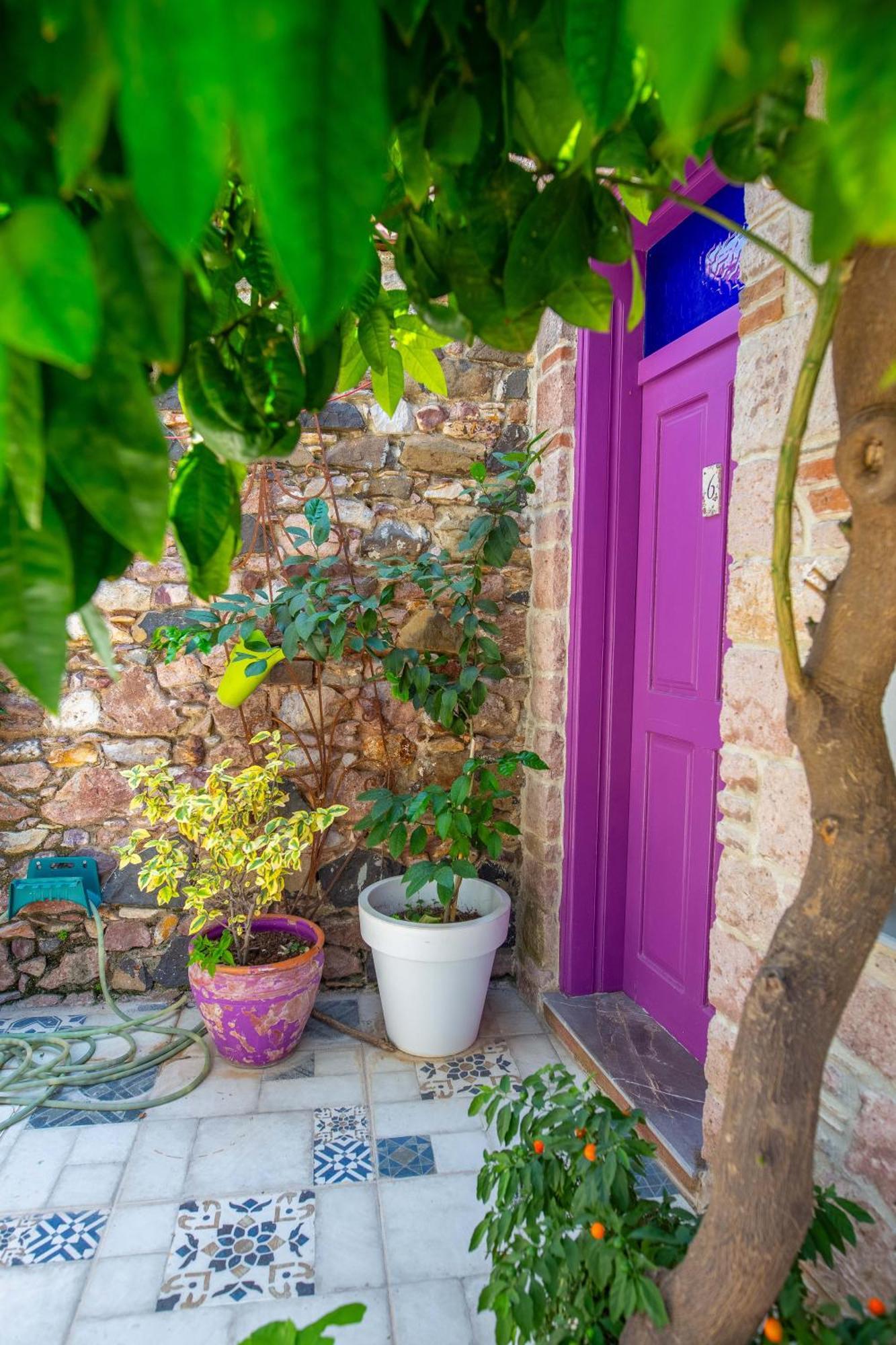 Cunda Mor Limon Otel Ayvalı Exteriör bild
